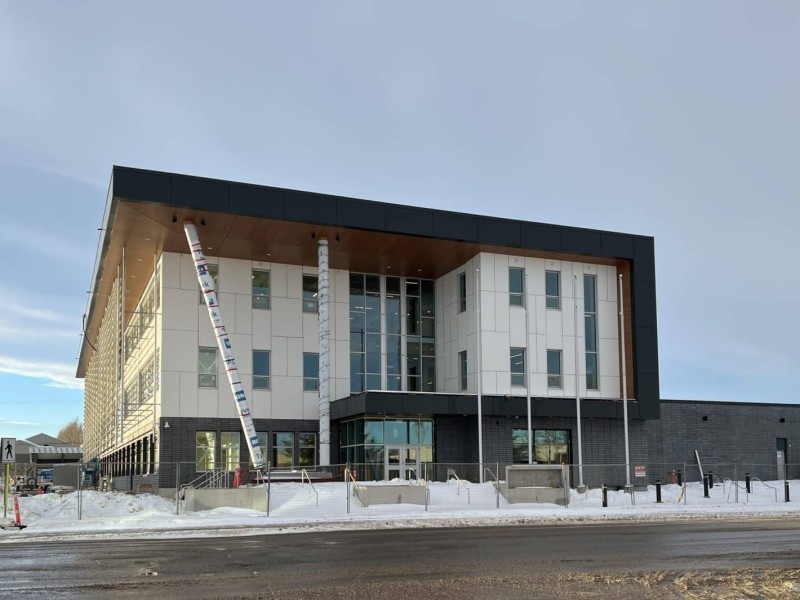 Construction continues on the new Fort St. John RCMP Detachment. The RCMP is expected to move into the facility in 2024.