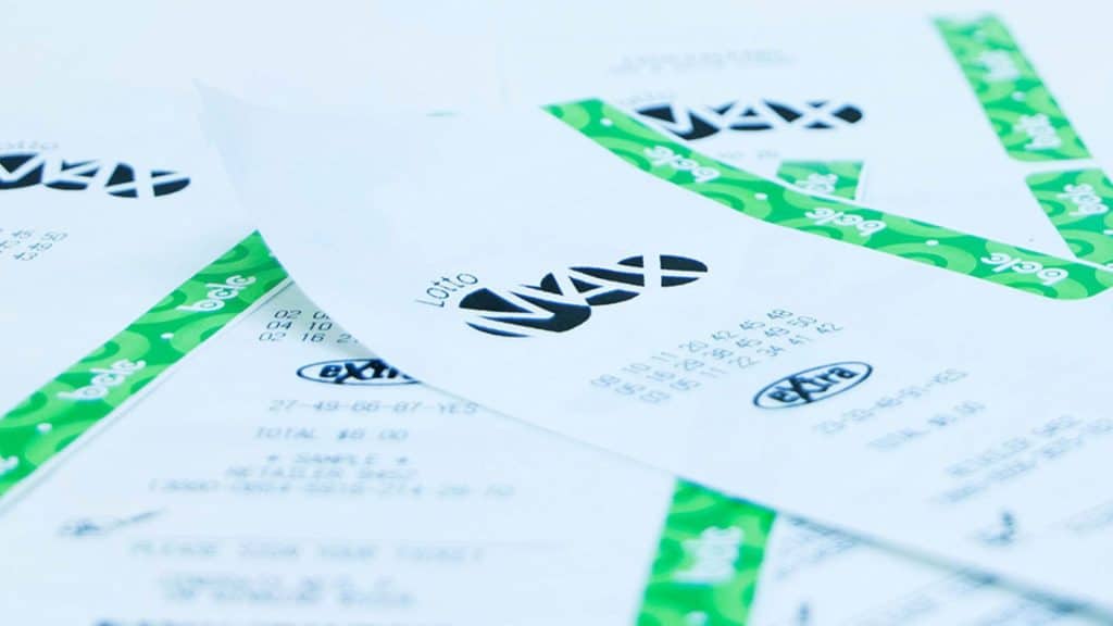 Lotto MAX ticket pile. (BCLC)