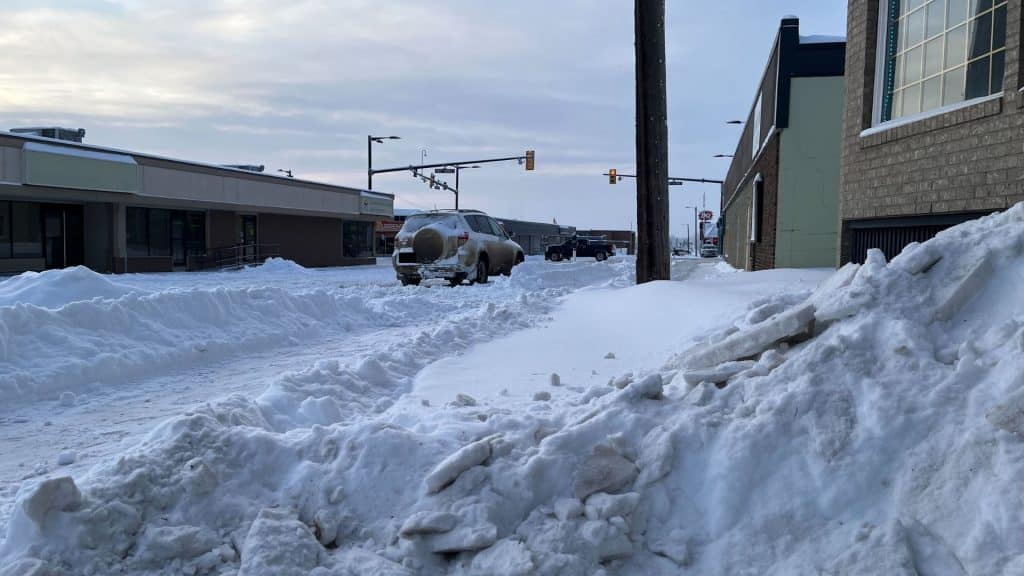 Snow in Fort St. John