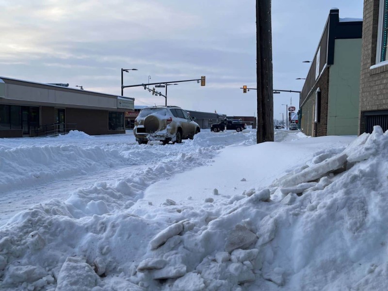 Snow in Fort St. John