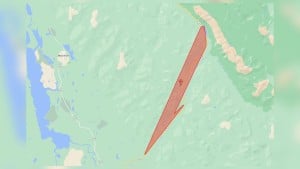 BC Hydro Outage map on Highway 97. (BC Hydro)