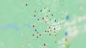 Landfill and transfer stations map (PRRD)