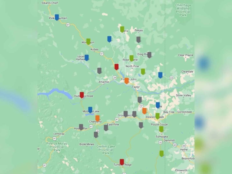 Landfill and transfer stations map (PRRD)