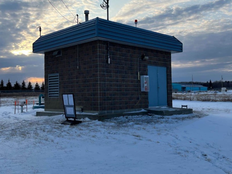 Lift Station located in Charlie Lake BC