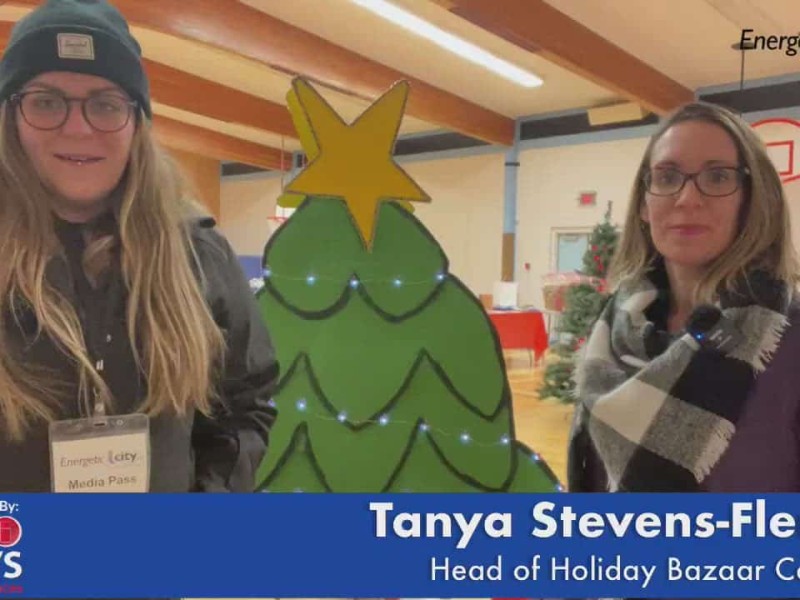 Holiday bazaar at Ecole Central Elementary School