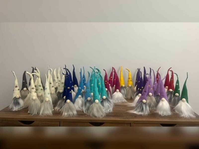 Some of the available Tonttu for sale through the Tonttu Project