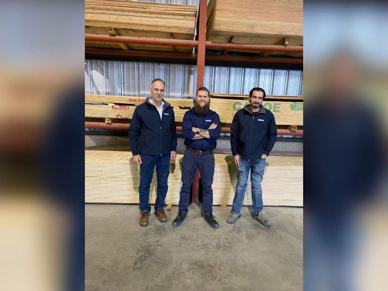 RONA employees in Fort Nelson: From left to right: Ed Bulley