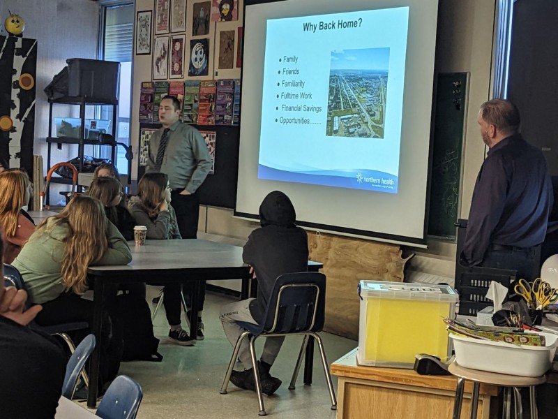 Students at Dr Kearney learn about health care careers