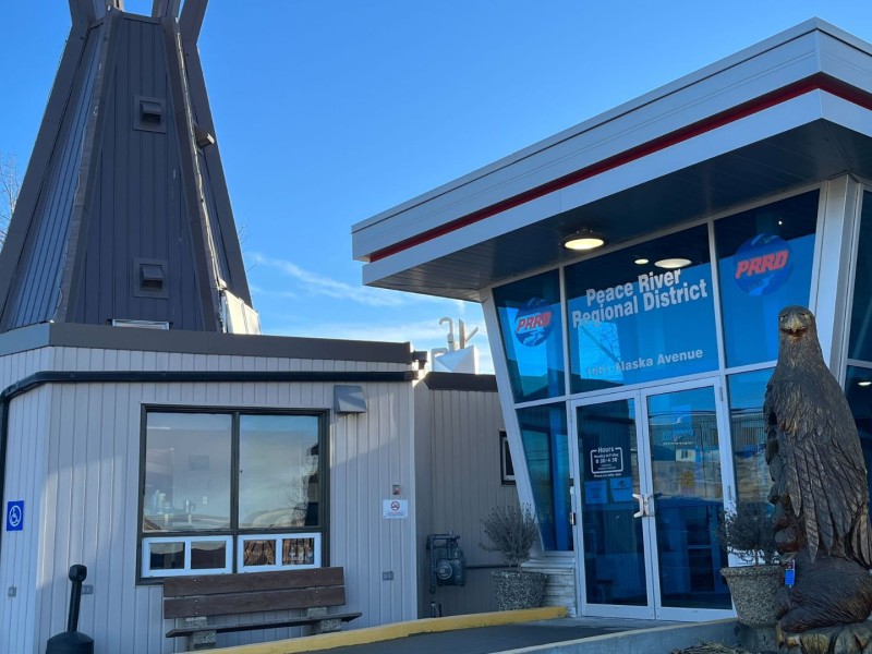 The Peace River Regional District building in Dawson Creek. (PRRD)