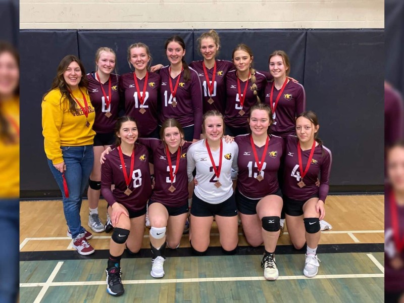 Last weekend was eventful for the North Peace Secondary School Boys and Girls Volleyball teams. (Jaclyn McNicol)