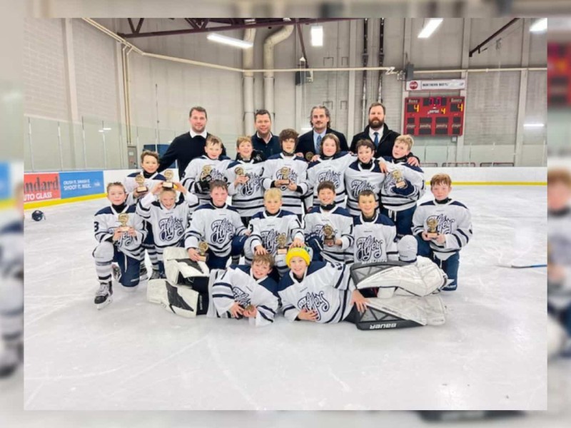 The Fort St. John under-11 Flyers came out of their season home opener at the Pomeroy Sport Centre with two wins and a loss. ( Fort St. John U11 A Pimm’s Production Flyers