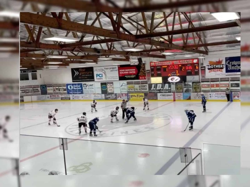 The under-18 Midget Trackers suffered their first loss of the season against the TRAC Wolverines. ( NEBC U18 Poorboy Trucking Trackers