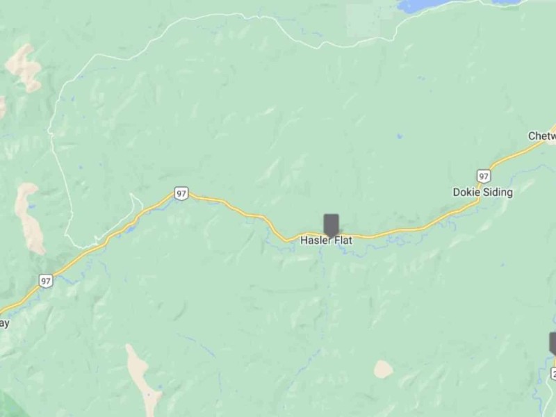 Lemoray and Hasler Flat Unattended Bin Sites on a map. (PRRD)