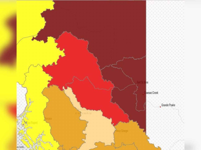 BC Drought Map Nov. 4th