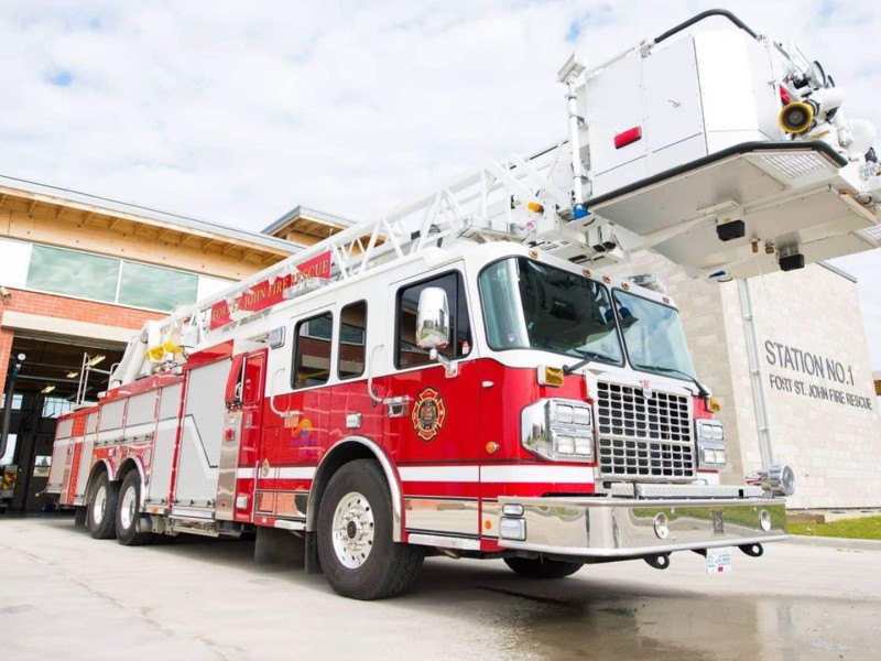 A City of Fort St. John fire engine