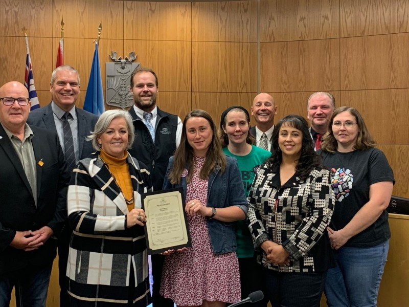 Library month granted to the Fort St. John Public Library.