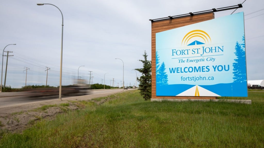 City of Fort St. John sign