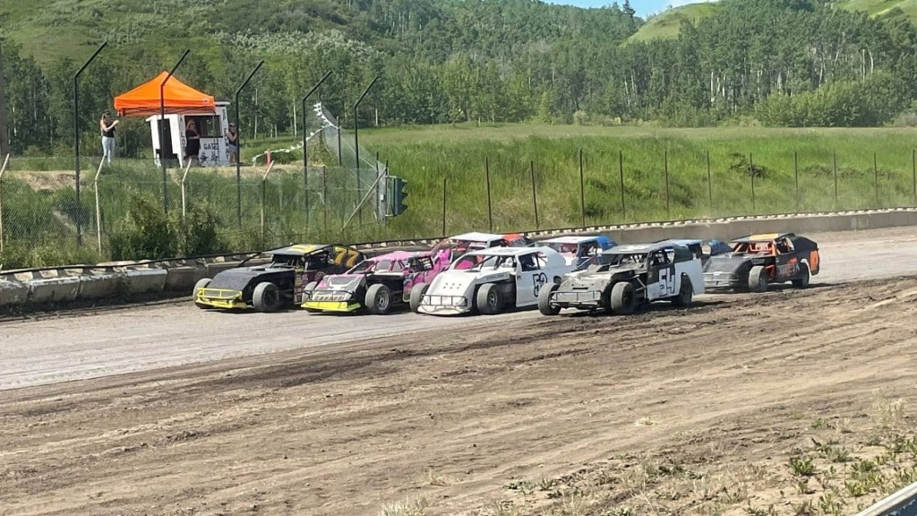 Cars on Taylor Speedway