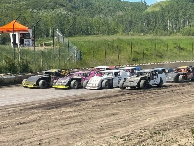 Cars on Taylor Speedway