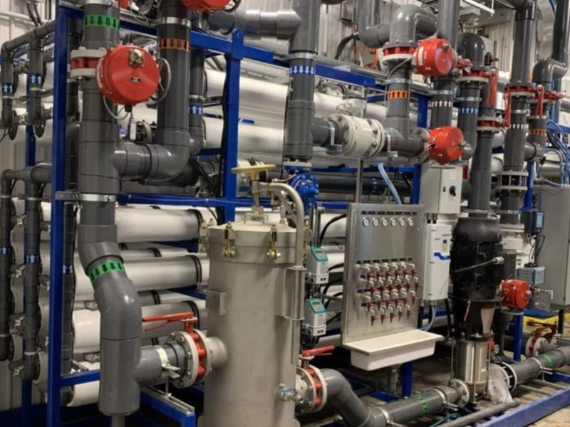 The reverse osmosis filter at the water treatment plant in Hudson's Hope. (District of Hudson's Hope)