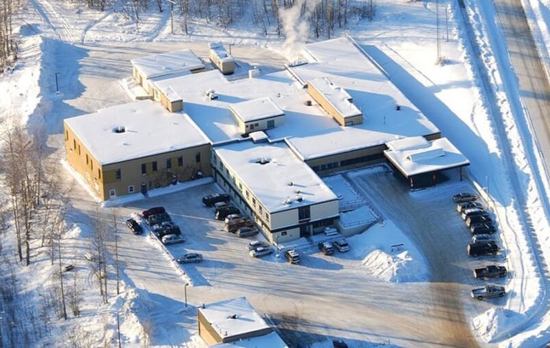 A sign that reads Fort Nelson Hospital