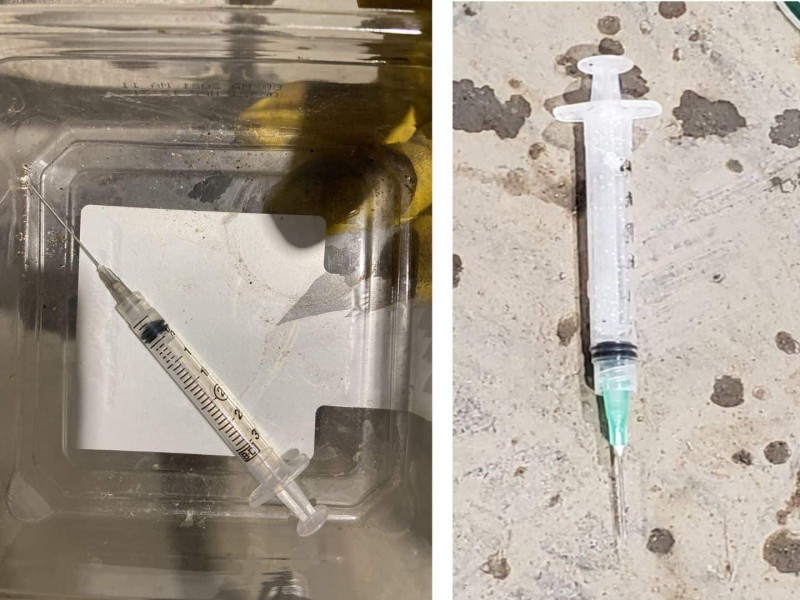 Two different, 3 millimeter needles.