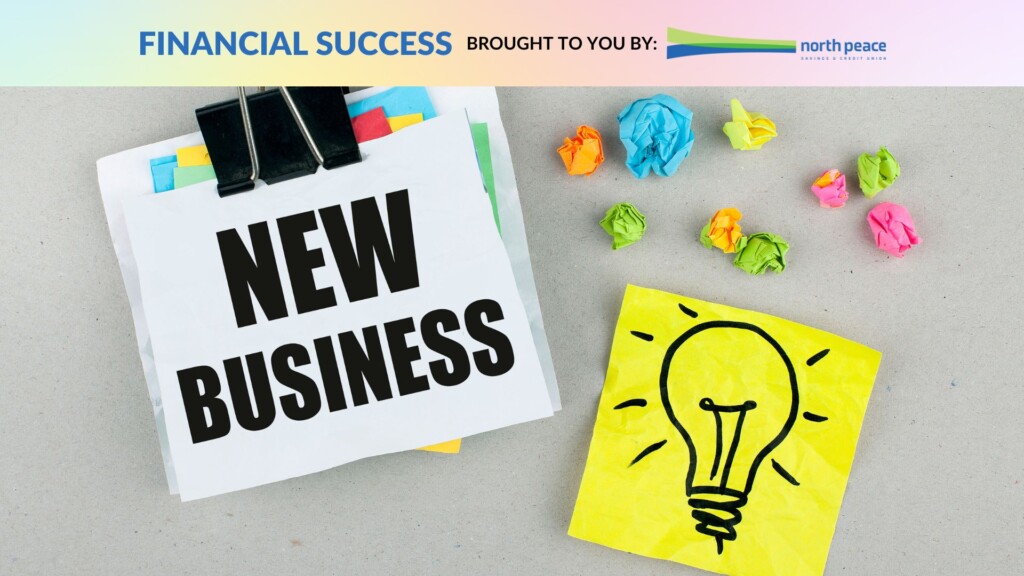 New business written on a sticky note