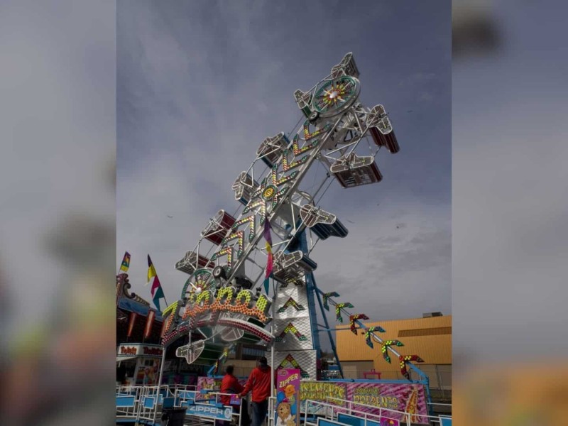 A carnival ride called the zipper.