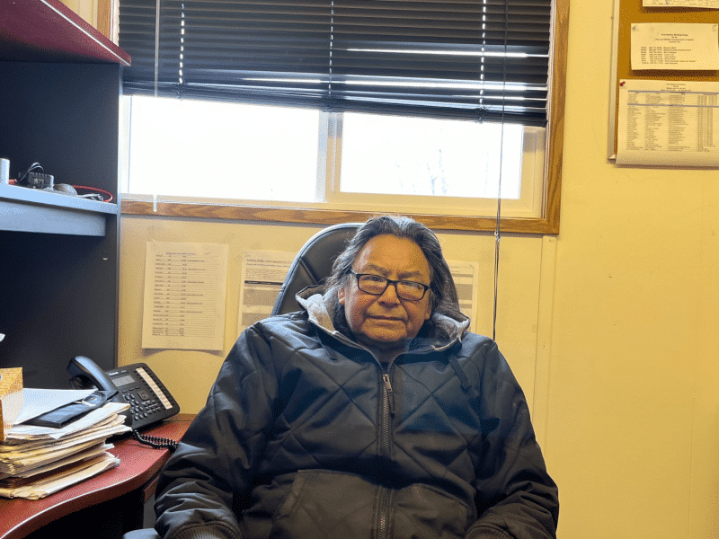 George Desjerlais, West Moberly Wildlife Technician.