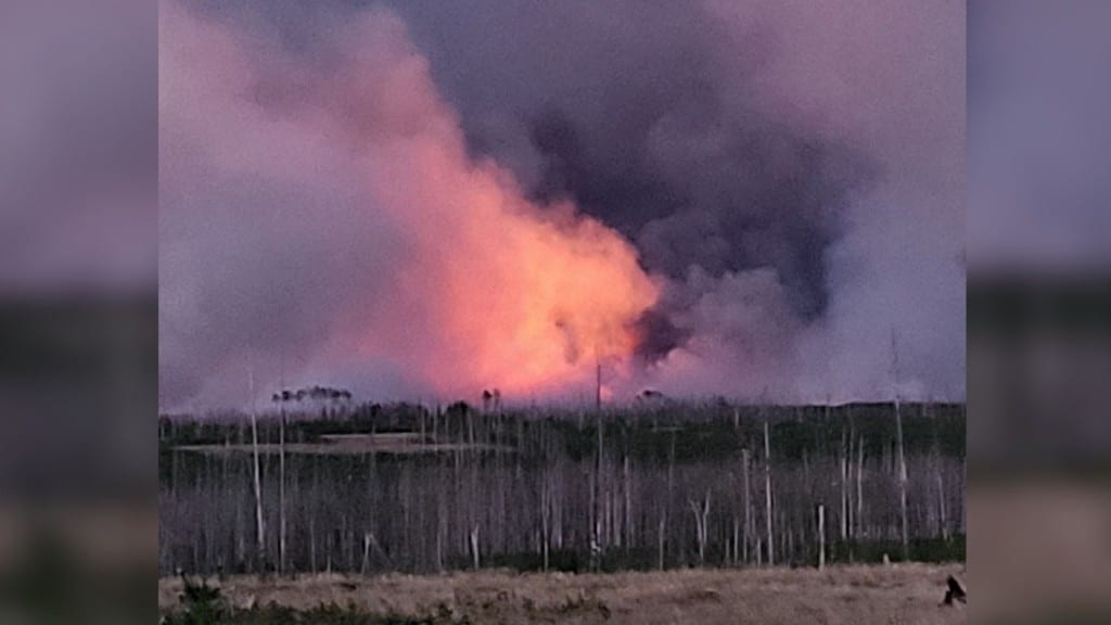 The Stoddart Creek Wildfire on May 13, 2023 - Alison Manitowabi