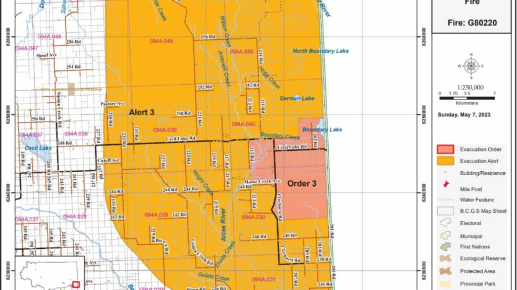 UPDATE: PRRD reduces evacuation area for Boundary Lake