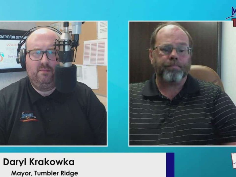 Two people in a virtual meeting