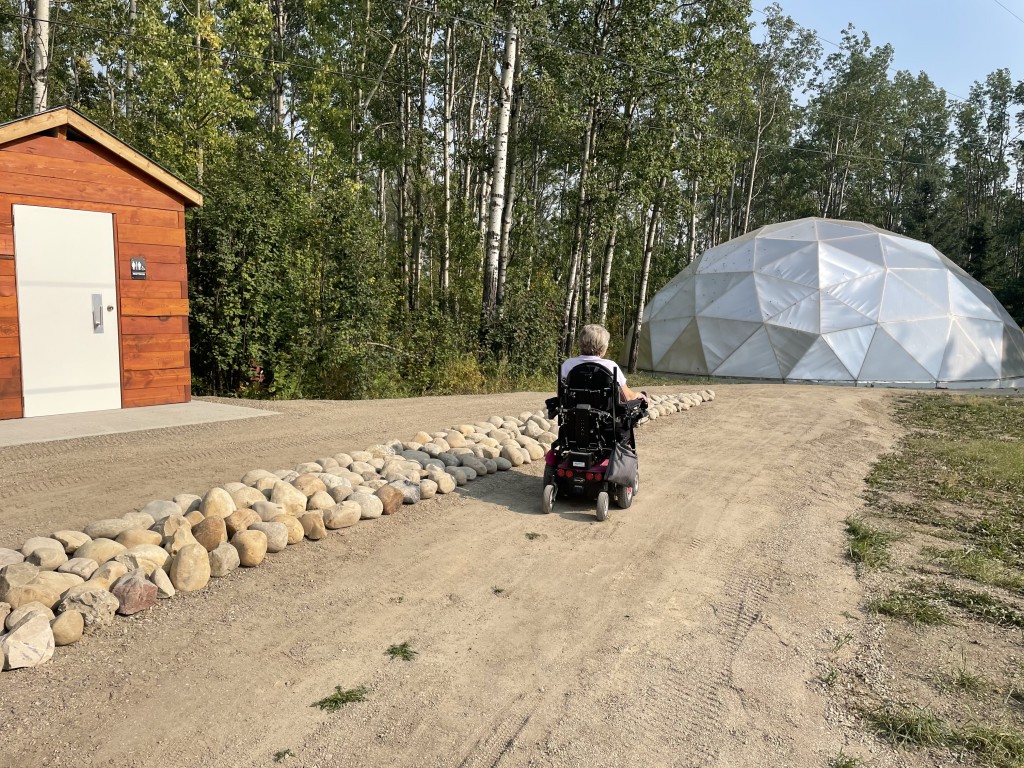 Recent accessible upgrades at Tse'K'wa Heritage Society in Charlie Lake.
