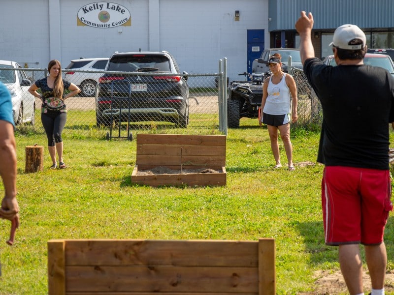 Kelly Lake Days celebration at the Community Centre.
