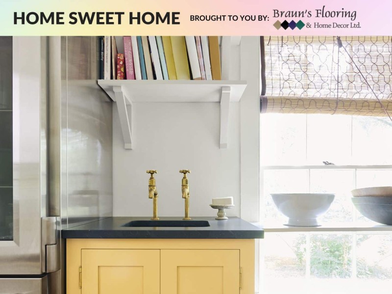 A kitchen featuring multiple colour combinations