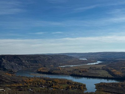 The Peace River Valley.