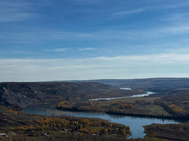 The Peace River Valley.