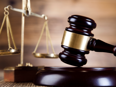 A gavel, signifying our weekly court report.