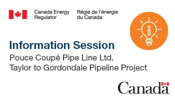 Information session notice from the Canada Energy Regulator