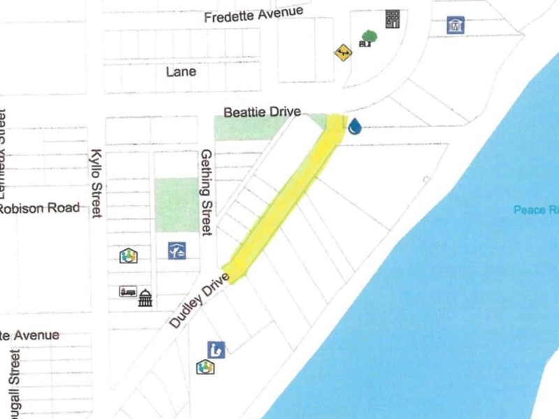 Hudson's Hope water delay