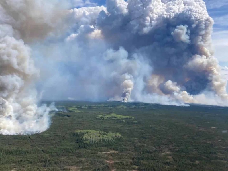 The Parker Lake wildfire. (BC Wildfire Service)