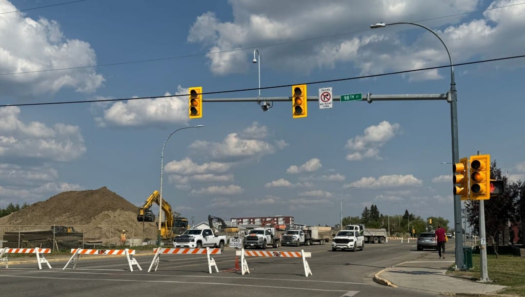100th Avenue in Fort St. John.