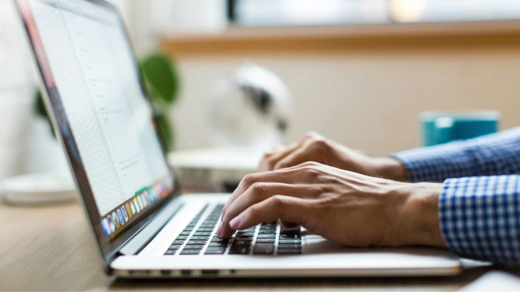 File image of hands on a laptop keyboard.(Burst/Unsplash)