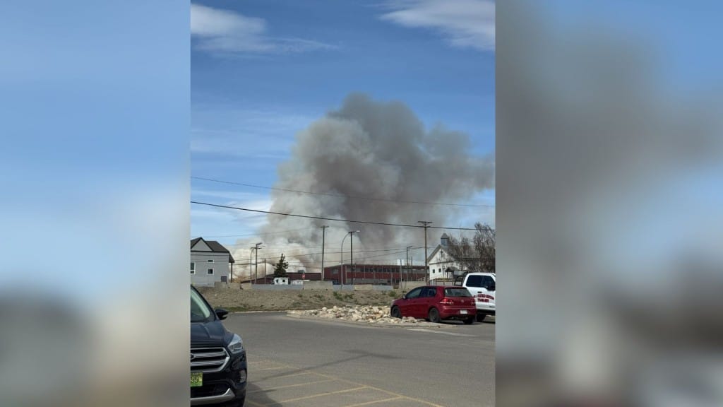 The fire in Fort St. John on May 1st (Energeticcity.ca)