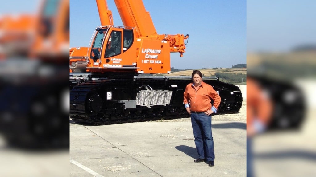 Scott LaPrairie - president, chief executive and chair of the board of the LaPrairie Group of Companies - died in March. He is pictured with a crane. (LaPrairie Group of Companies)
