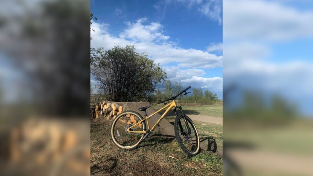 Hudson Jansen's bike that he injured himself riding earlier this month. (Melanie Jansen)