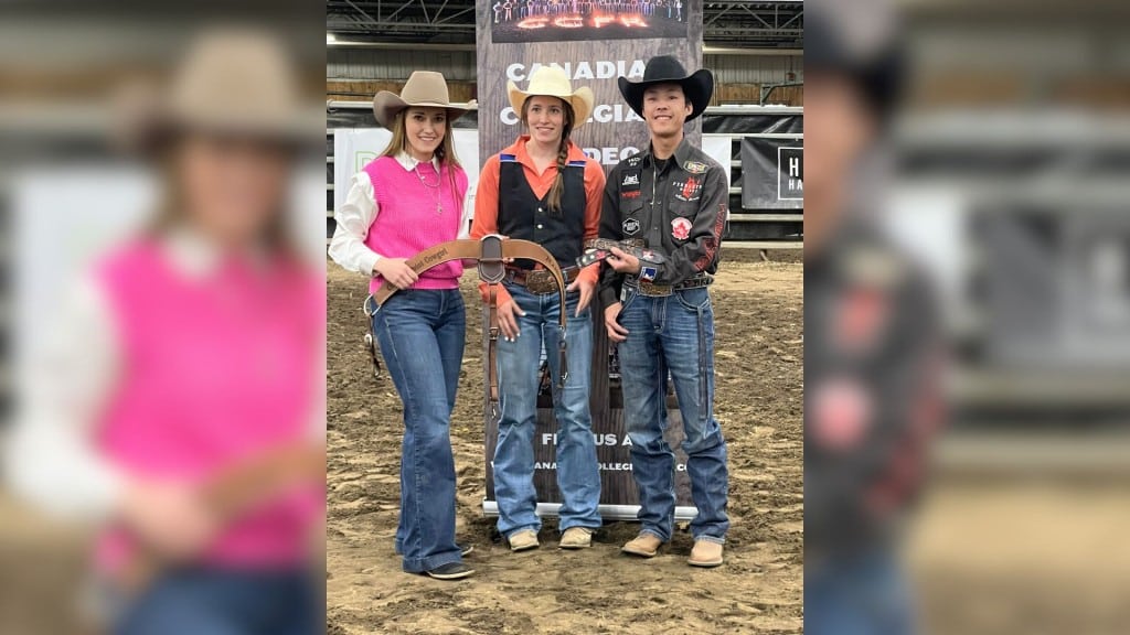 The NLC rodeo team went to the Canadian Collegiate Rodeo Association’s Canadian College Rodeo Finals in Alberta. (Northern Lights College Rodeo Team, Facebook)