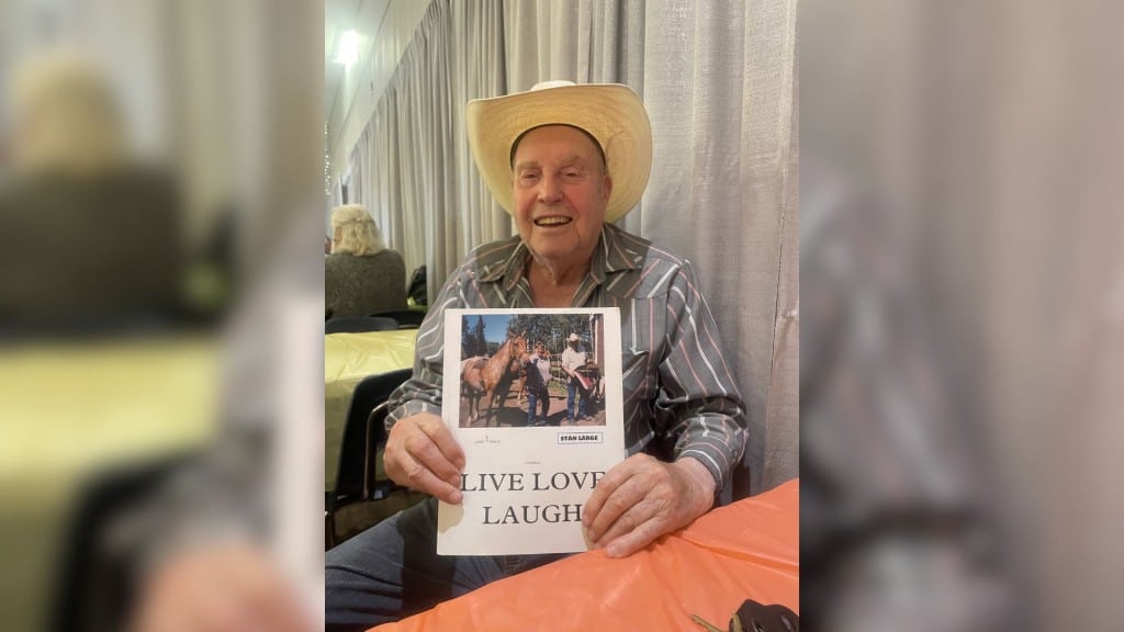 Stan Large at the 2025 Spring Music Jamboree. (Areli Núñez)