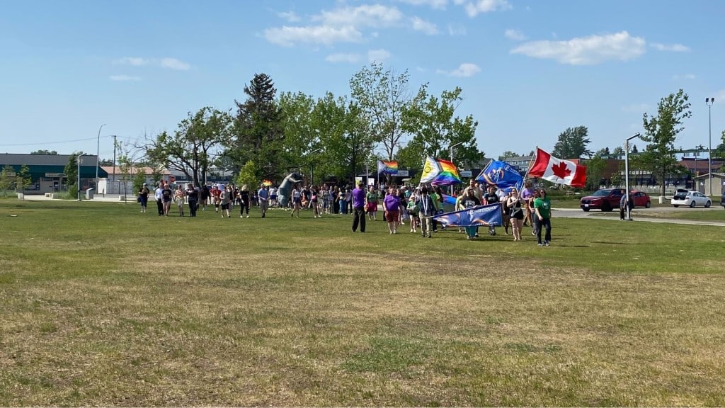 The10th annual Pride Walk in Fort St. John took place on June 7th. (Caitlin Coombes, Energeticcity.ca)