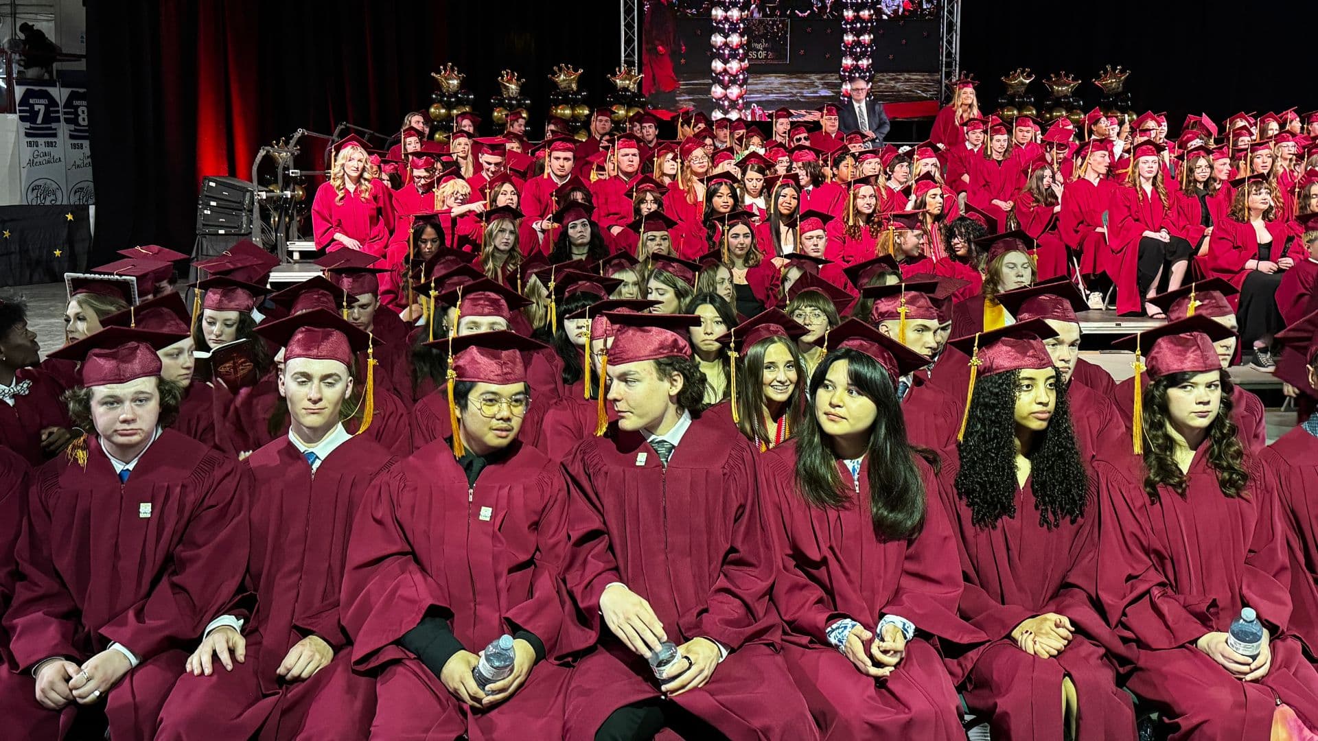 The North Peace Secondary School graduation 2025. (Ed Hitchins, Energeticcity.ca)